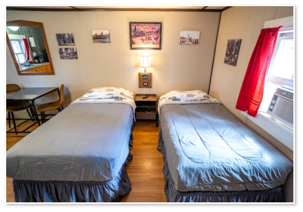 beds in one of our cabins
